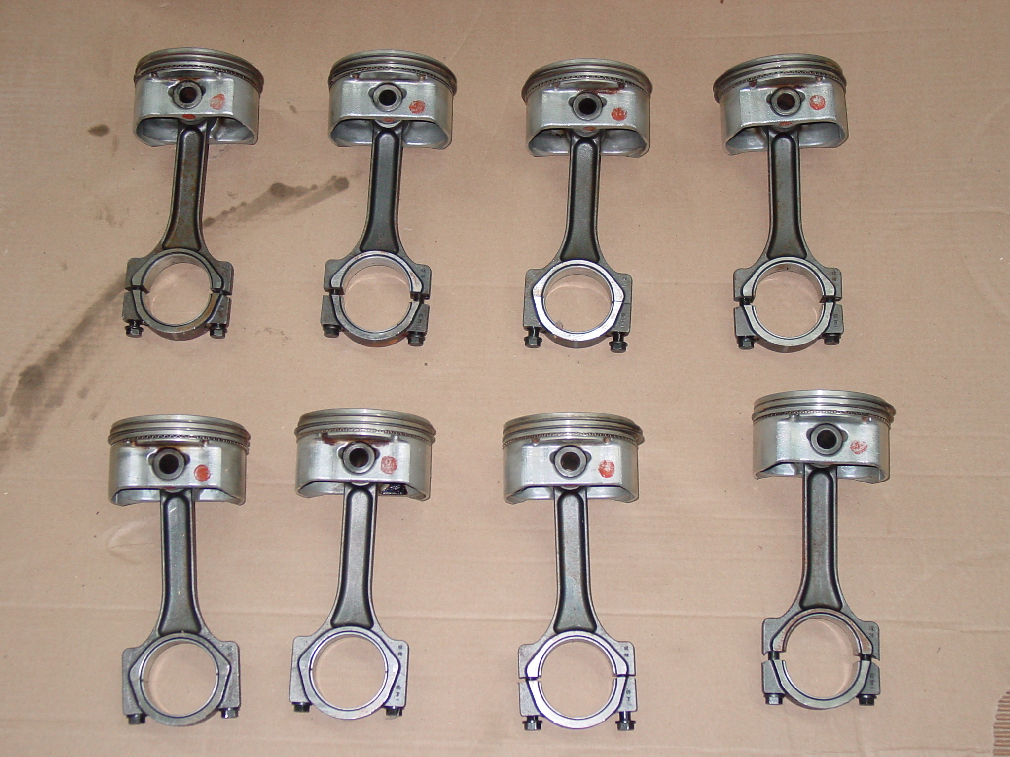 TCI 3800 stall, stock truck crank, 8 LQ4 rods with pistons