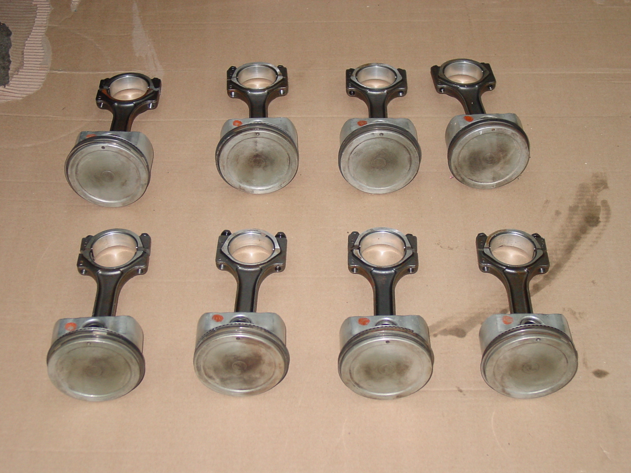 TCI 3800 stall, stock truck crank, 8 LQ4 rods with pistons